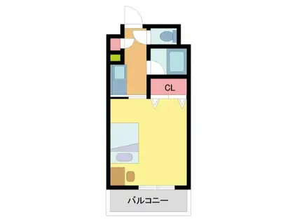 レジェンダリー甲子園(1K/2階)の間取り写真