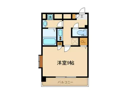 アドバンス新大阪CITYLIFE(1K/4階)の間取り写真