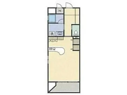 スマイルパークトダビル(ワンルーム/6階)の間取り写真