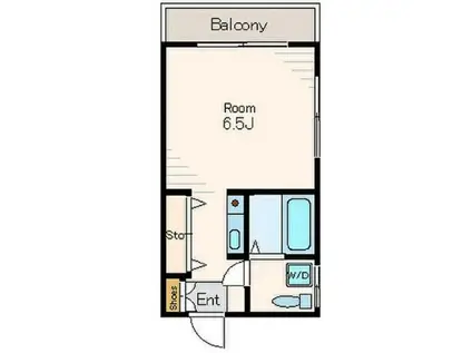 アーテプルミエ(ワンルーム/3階)の間取り写真