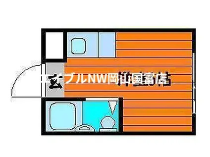 コーポセンチュリィ(ワンルーム/3階)の間取り写真