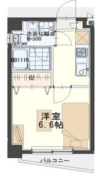 メゾンHEISEI(1K/3階)の間取り写真