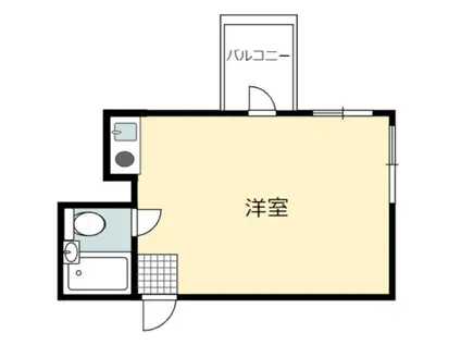 カルチェ並木通(ワンルーム/9階)の間取り写真