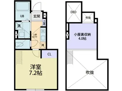 MT GRANDE I (1K/1階)の間取り写真
