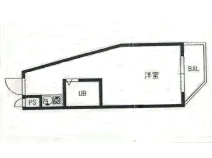 エスタ清瀬(1K/3階)の間取り写真