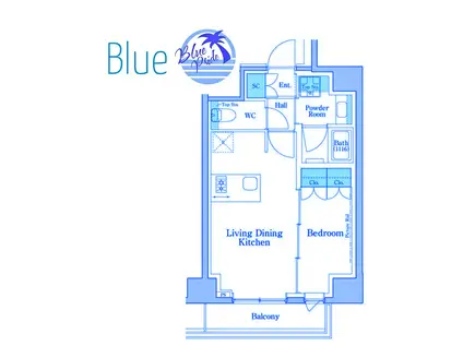 スタイリオ新丸子ノース(1LDK/9階)の間取り写真