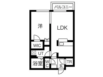 HOP34(1LDK/2階)の間取り写真