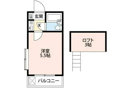 ライフピア・ストーン(1K/2階)の間取り写真