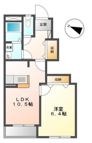 コンシェルジュ(1LDK/1階)の間取り写真