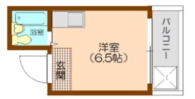 リバーヒル堺(ワンルーム/5階)の間取り写真