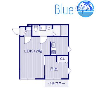 LA-CREA ZII(1LDK/2階)の間取り写真