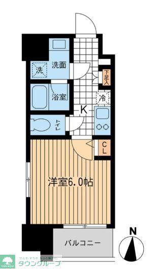 KDXレジデンス大山(1K/3階)の間取り写真