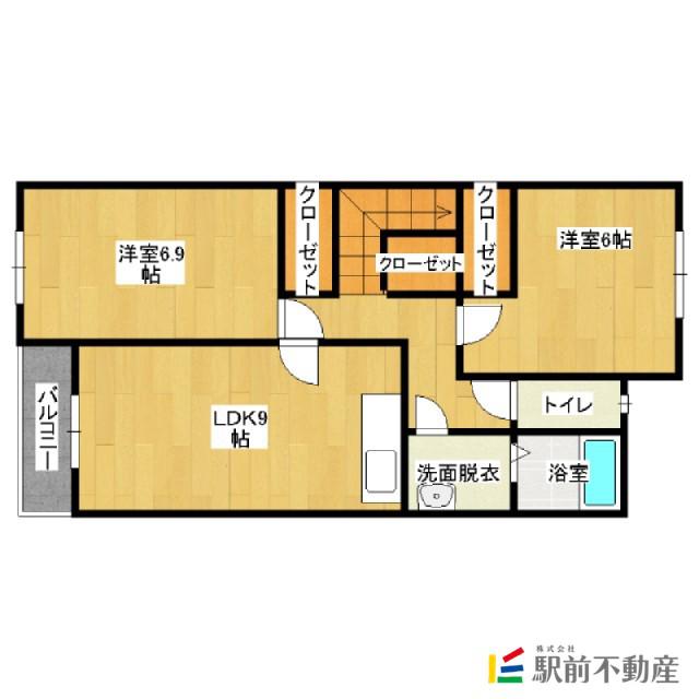 ピュアステージ(2LDK/2階)の間取り写真