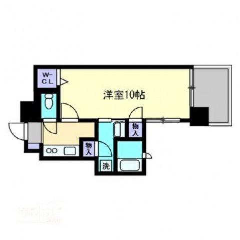 アーバンパレス田町(1K/2階)の間取り写真