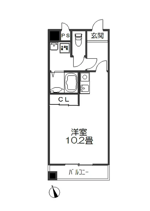 イディアル港南台 2階階 間取り