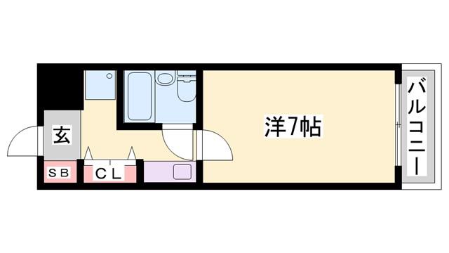 さくらコーポアビックス(1K/3階)の間取り写真
