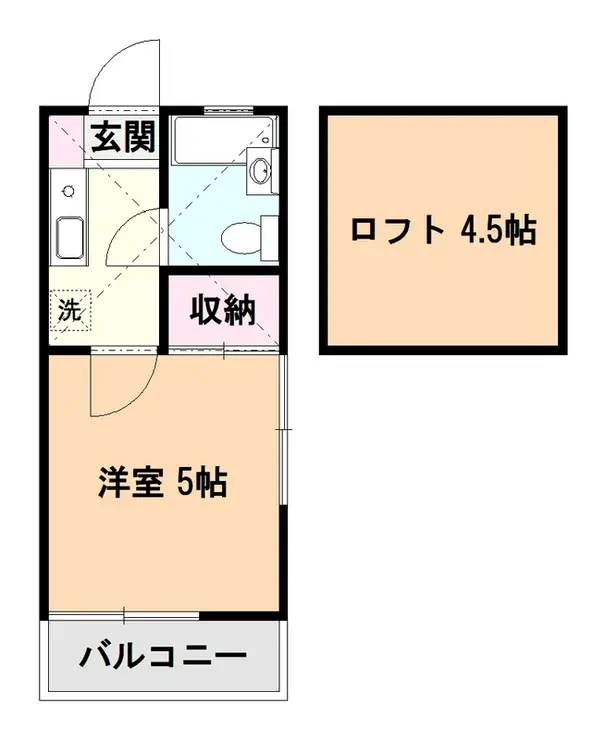 レオドリーム所沢 2階階 間取り