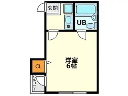 コートダルジャンⅡ(1K/5階)の間取り写真