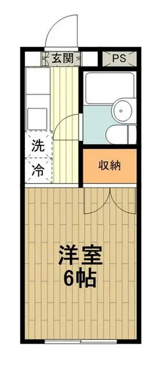 ペアヒルズ大和田 2階階 間取り