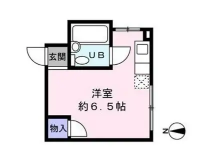 サンエイト穀町(ワンルーム/3階)の間取り写真