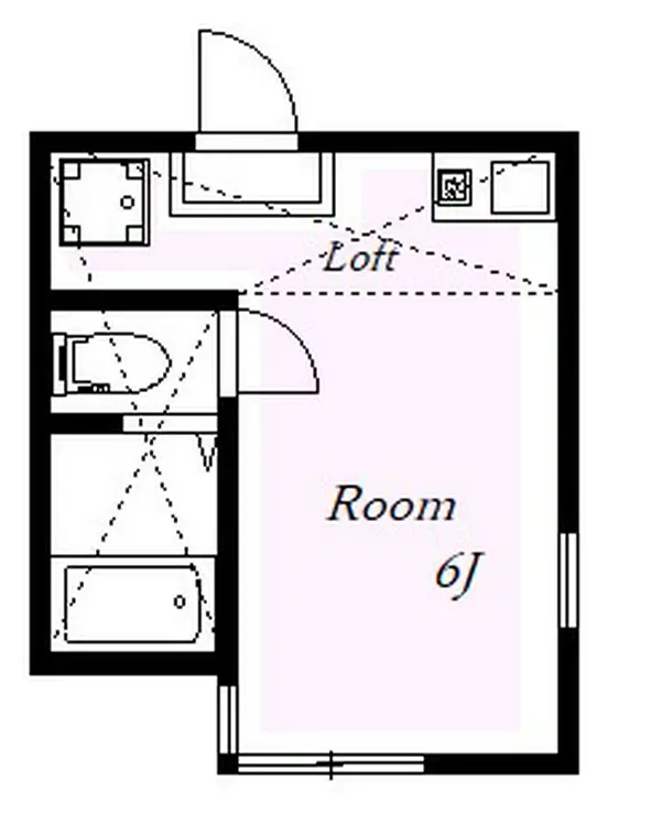 ユナイト桜本マーキュリーストリート 2階階 間取り