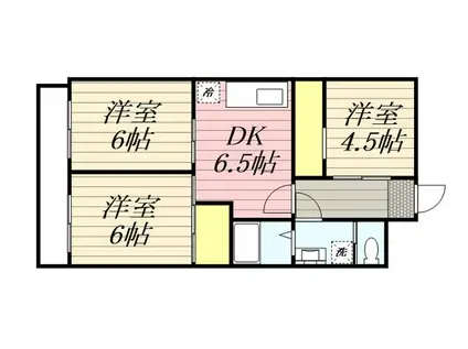 リアライズ浜松(3DK/7階)の間取り写真