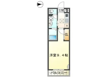 小田原市田島マンション工事(1K/1階)の間取り写真