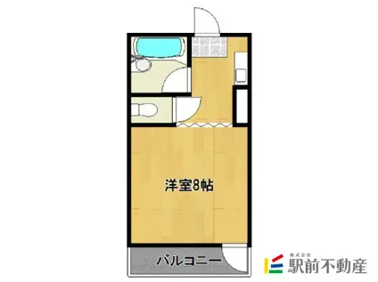 メディカルコーポI(1K/2階)の間取り写真