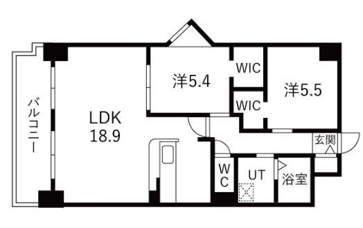 ソフィアメゾン(3LDK/1階)の間取り写真