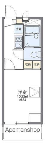 レオパレス三都(1K/4階)の間取り写真