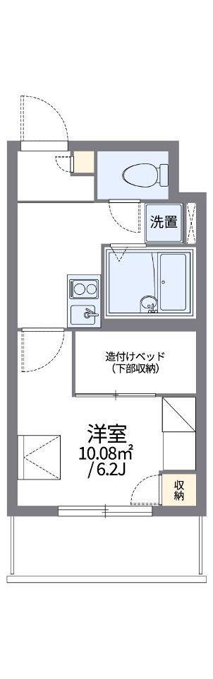 レオパレスカサ リリオ(1K/3階)の間取り写真
