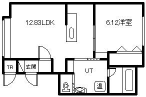 プレミア4(1LDK/1階)の間取り写真