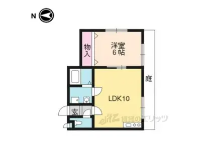 レ・セーナ(1LDK/1階)の間取り写真