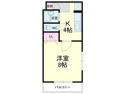 DAIKOKU(1K/1階)の間取り写真