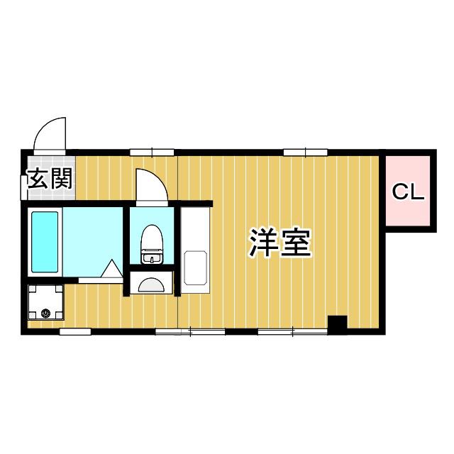 サーラ桶川(ワンルーム/3階)の間取り写真