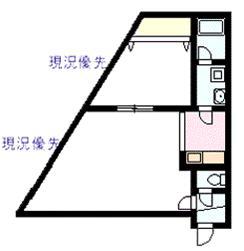 さくらハイツII(1LDK/1階)の間取り写真