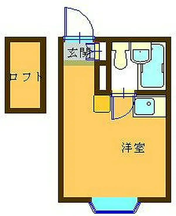 リバティ桜上水 2階階 間取り