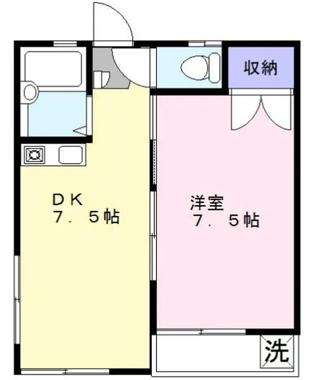 マイルーム多摩 2階階 間取り