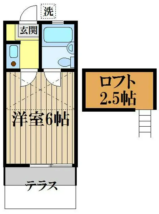 ヴィラフローラ 2階階 間取り