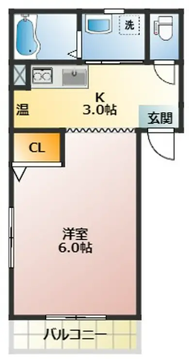 エスポワール北町 1階階 間取り