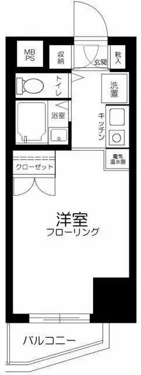 エクセル鶴見 6階階 間取り