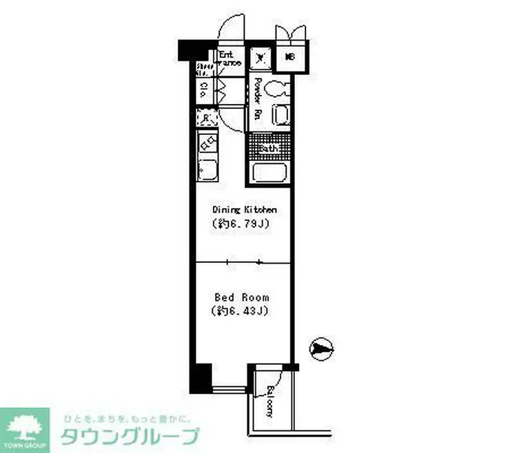 プラッツ大和 2階階 間取り