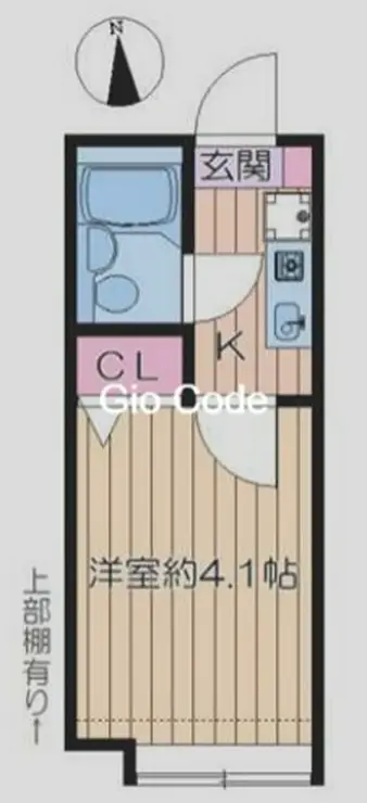 インプレス北綾瀬B 1階階 間取り