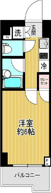 ルーブル溝の口参番館 3階階 間取り