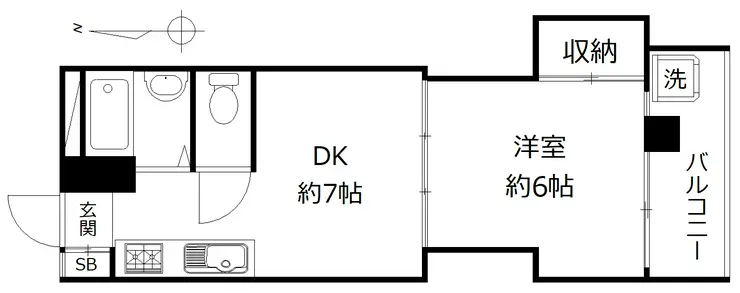 ドウェルフジ 3階階 間取り