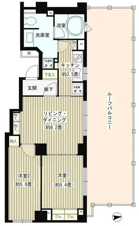 パークホームズ六本木乃木坂アーバンレジデンス 5階階 間取り