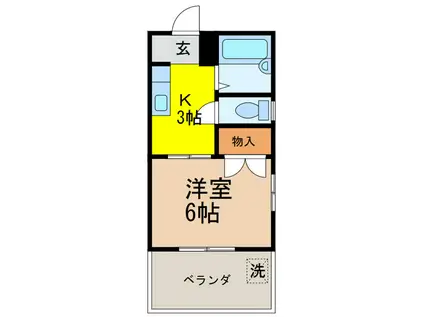 STUDYDORM(1K/1階)の間取り写真