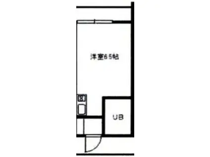 パロ豊玉(ワンルーム/3階)の間取り写真