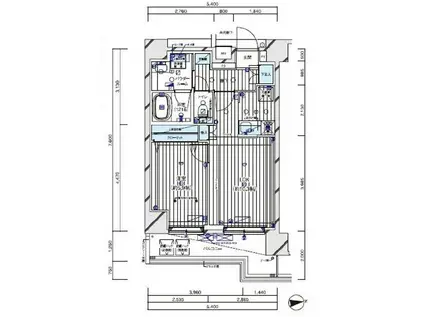 メインステージ八広II(1LDK/9階)の間取り写真
