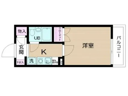 日神パレステージ中村橋(1K/2階)の間取り写真